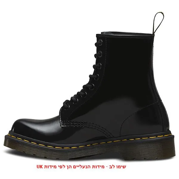 מגפי ד״ר מרטינס Dr. Martens Eye Boot Patent Lamper Black 1460 נשים