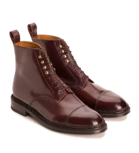 106487 - BURGUNDY SHELL CORDOVAN - E