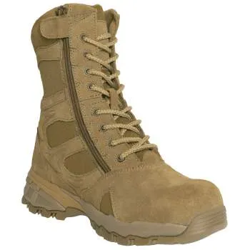 8 Inch Forced Entry Tactical Boot With Side Zipper & Composite Toe