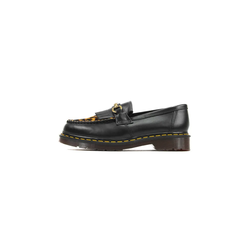 Adrian Snaffle Dress Shoe (Black/Micro Leopard)