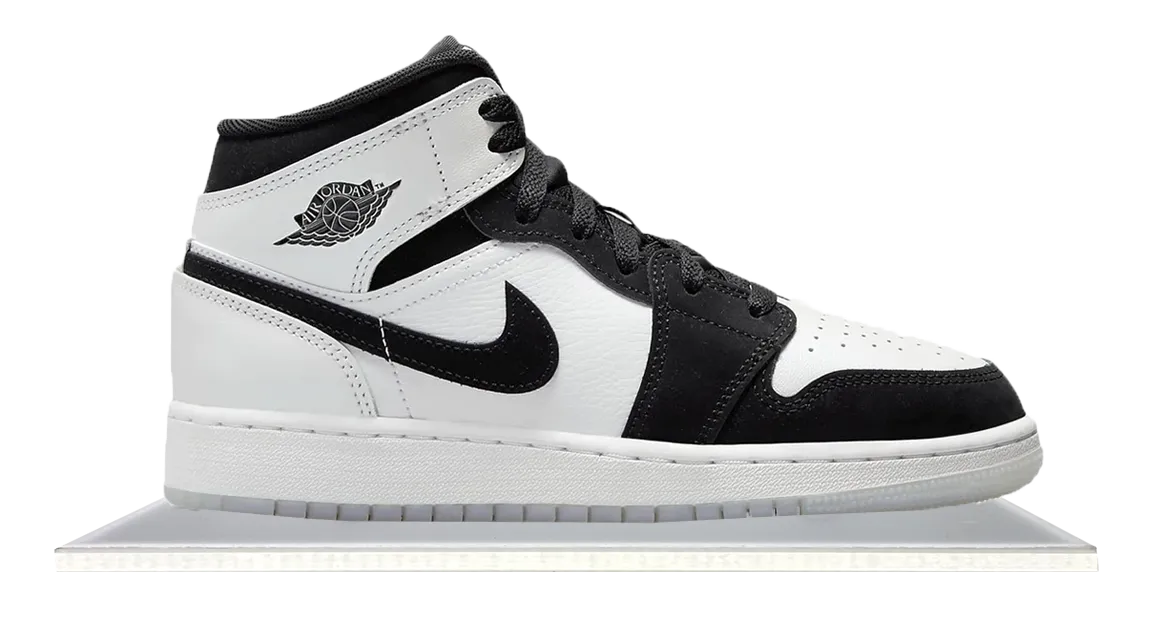 Air Jordan 1 Mid Silver Diamond