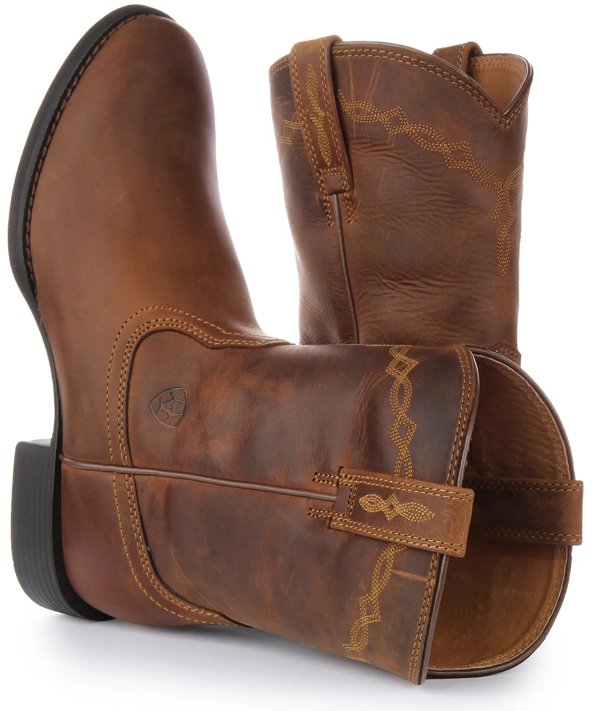 Ariat Heritage Roper In Brown For Men