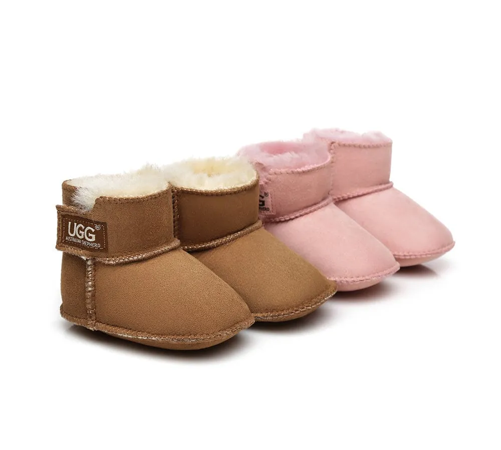 AUSTRALIAN SHEPHERD® UGG Baby Australian Sheepskin Wool Booties Erin