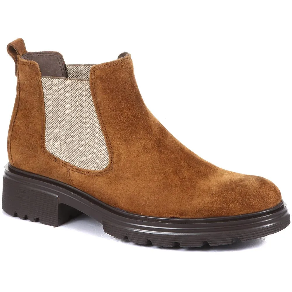 Babel Leather Suede Chelsea Boots - GAB34506 / 320 515