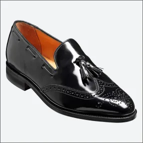 Barker Clive Black Hi-Shine Loafer--