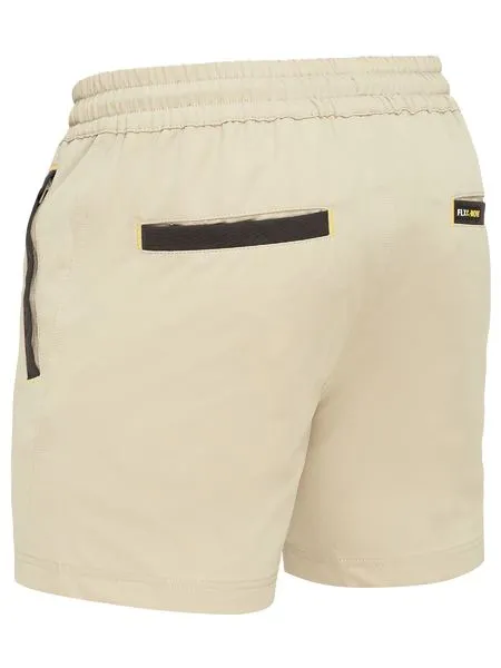 Bisley Flx & move 4-way stretch elastic waist short (BSH1331)