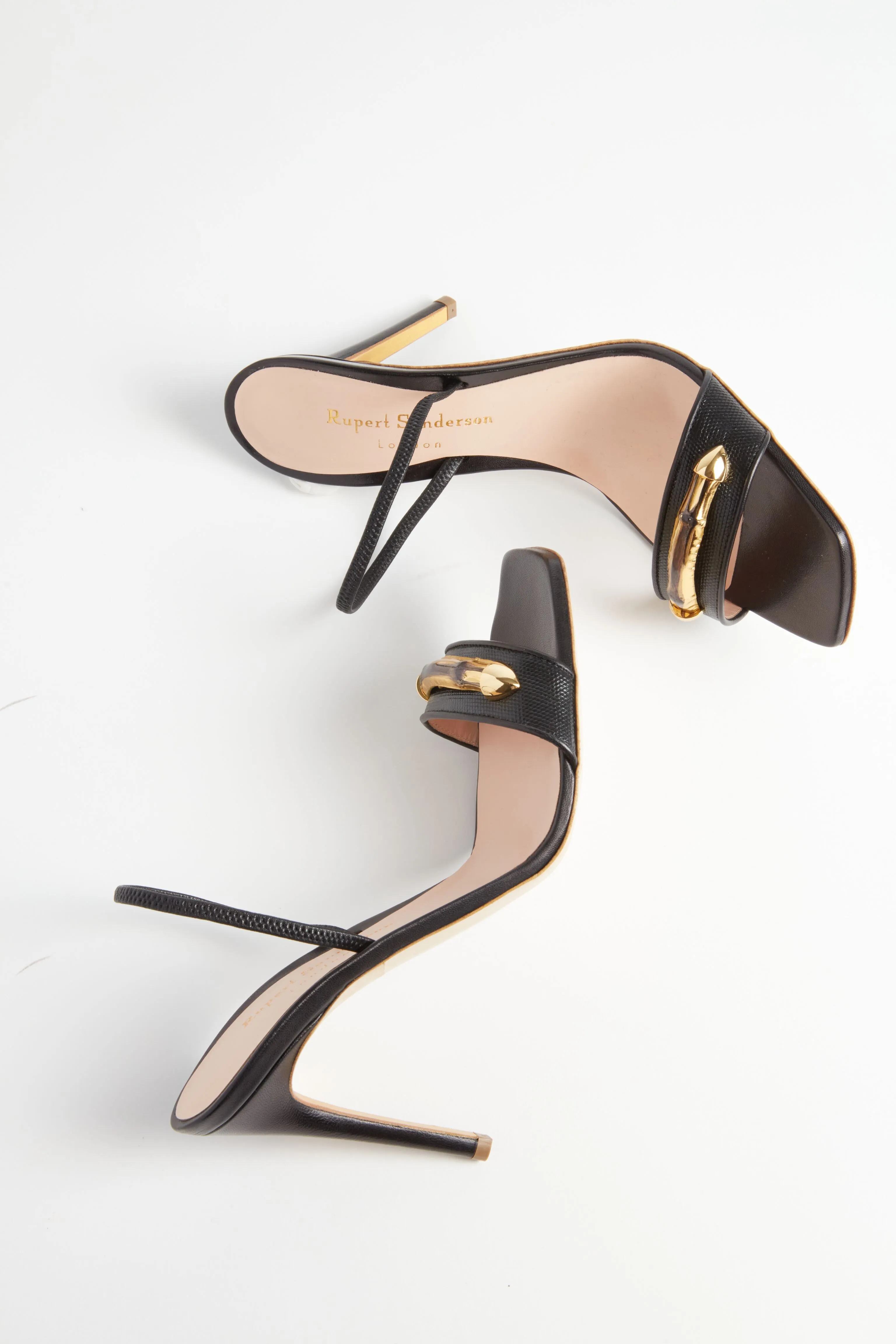 Black Bravo Elastic Heel