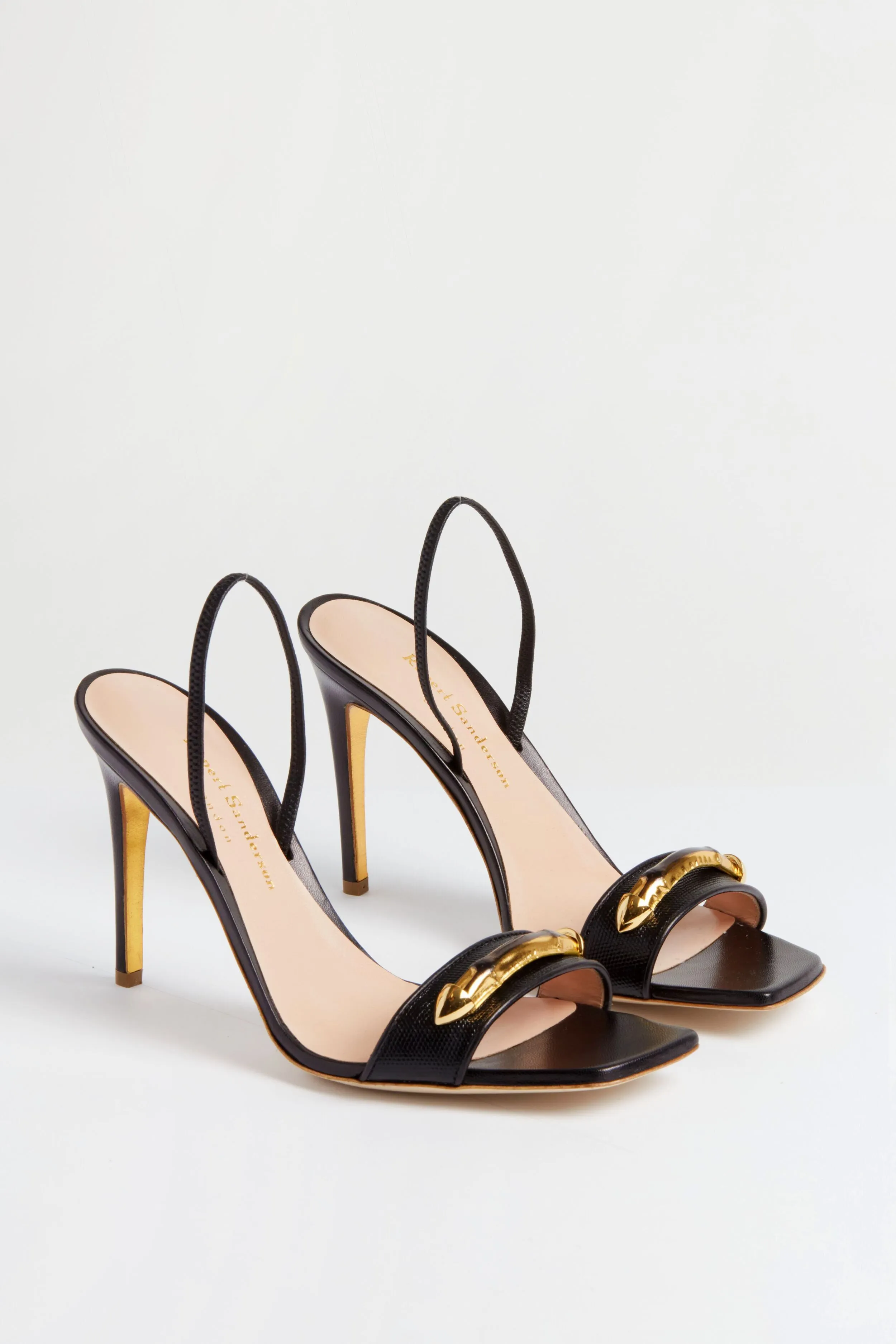 Black Bravo Elastic Heel