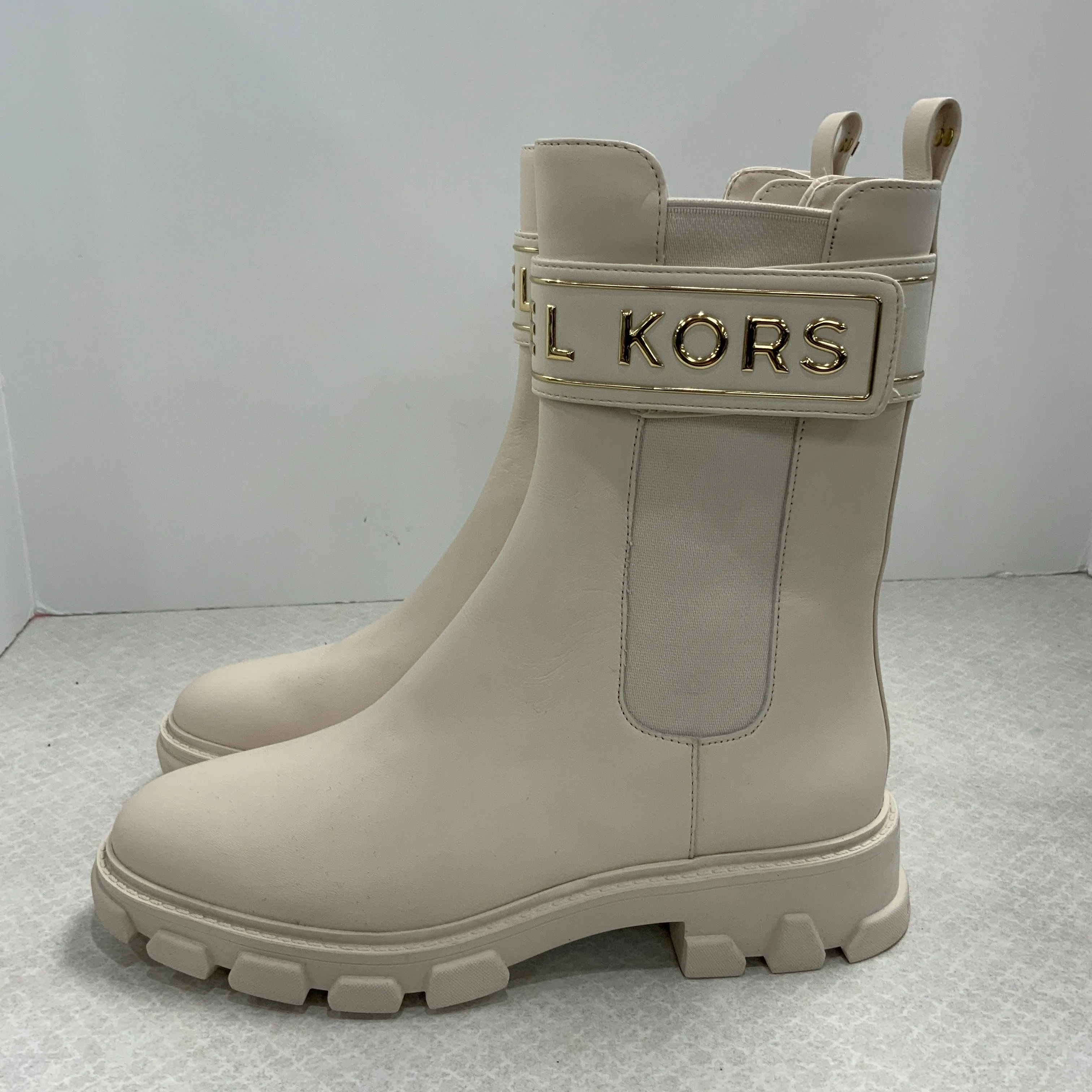 Boots Combat By Michael By Michael Kors In Cream, Size: 7