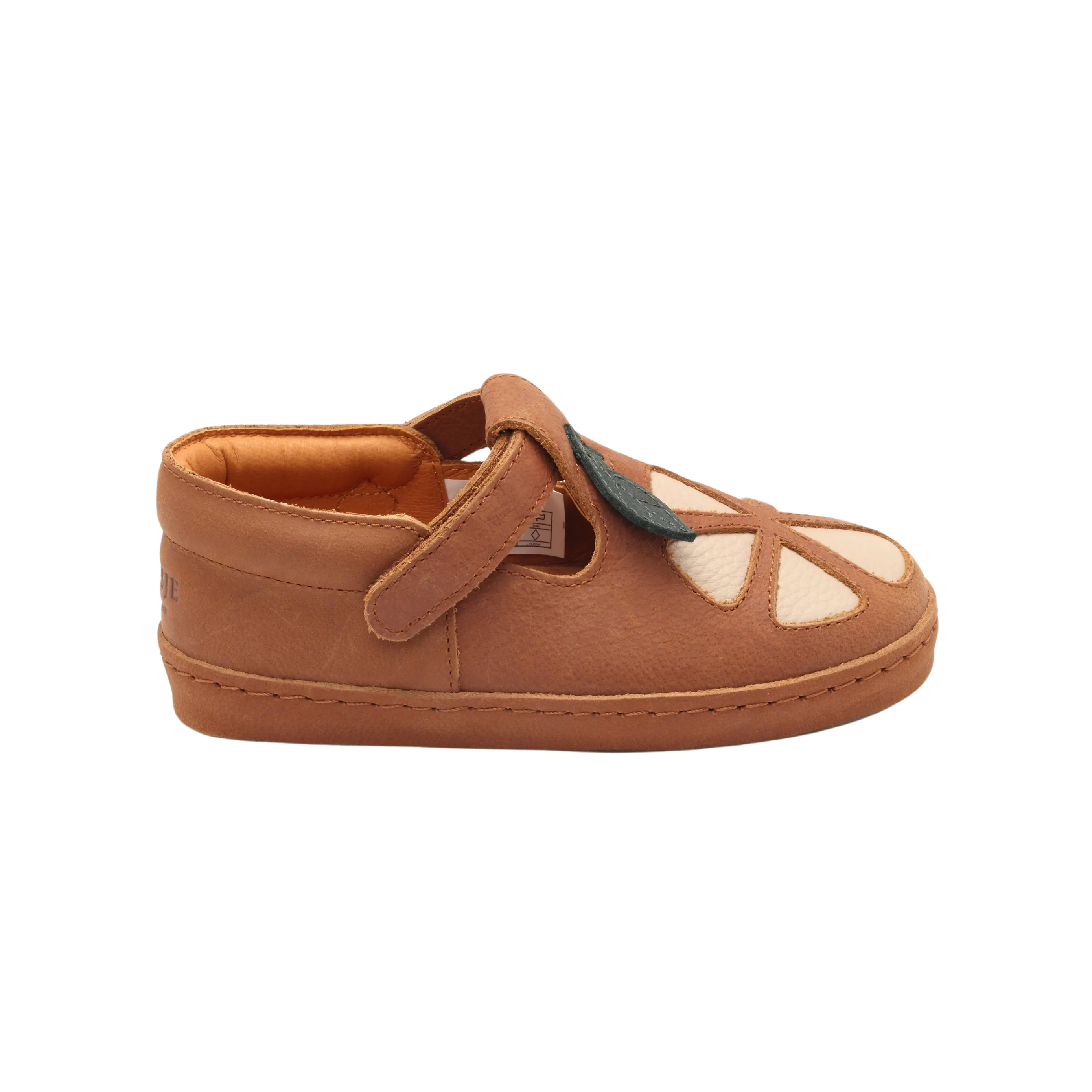 Bowi Shoes | Grapefruit | Walnut Leather