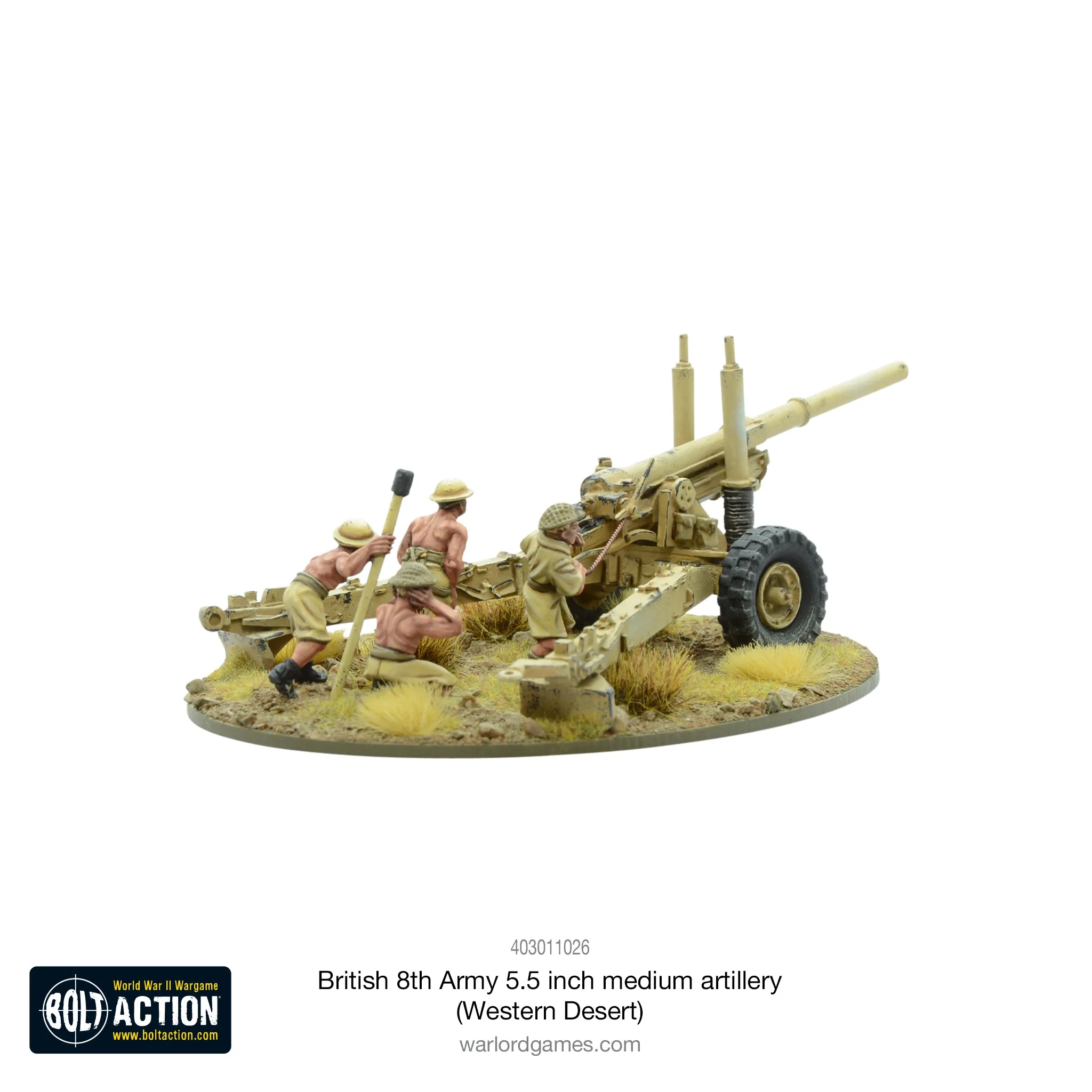 British 8th Army 5.5 inch medium artillery (Western Desert)