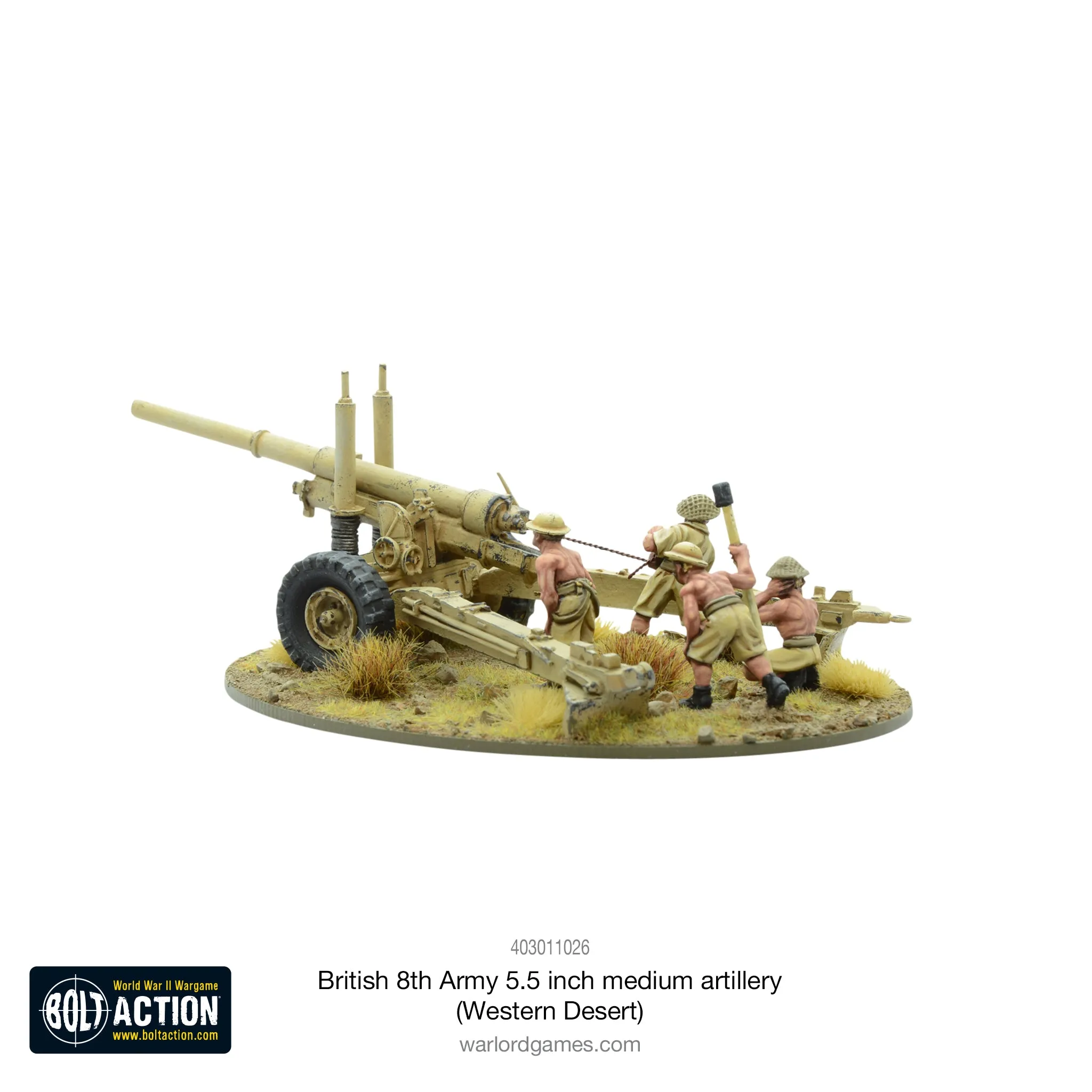 British 8th Army 5.5 inch medium artillery (Western Desert)