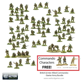 British & Inter-Allied Commandos – Starter Army Bundle