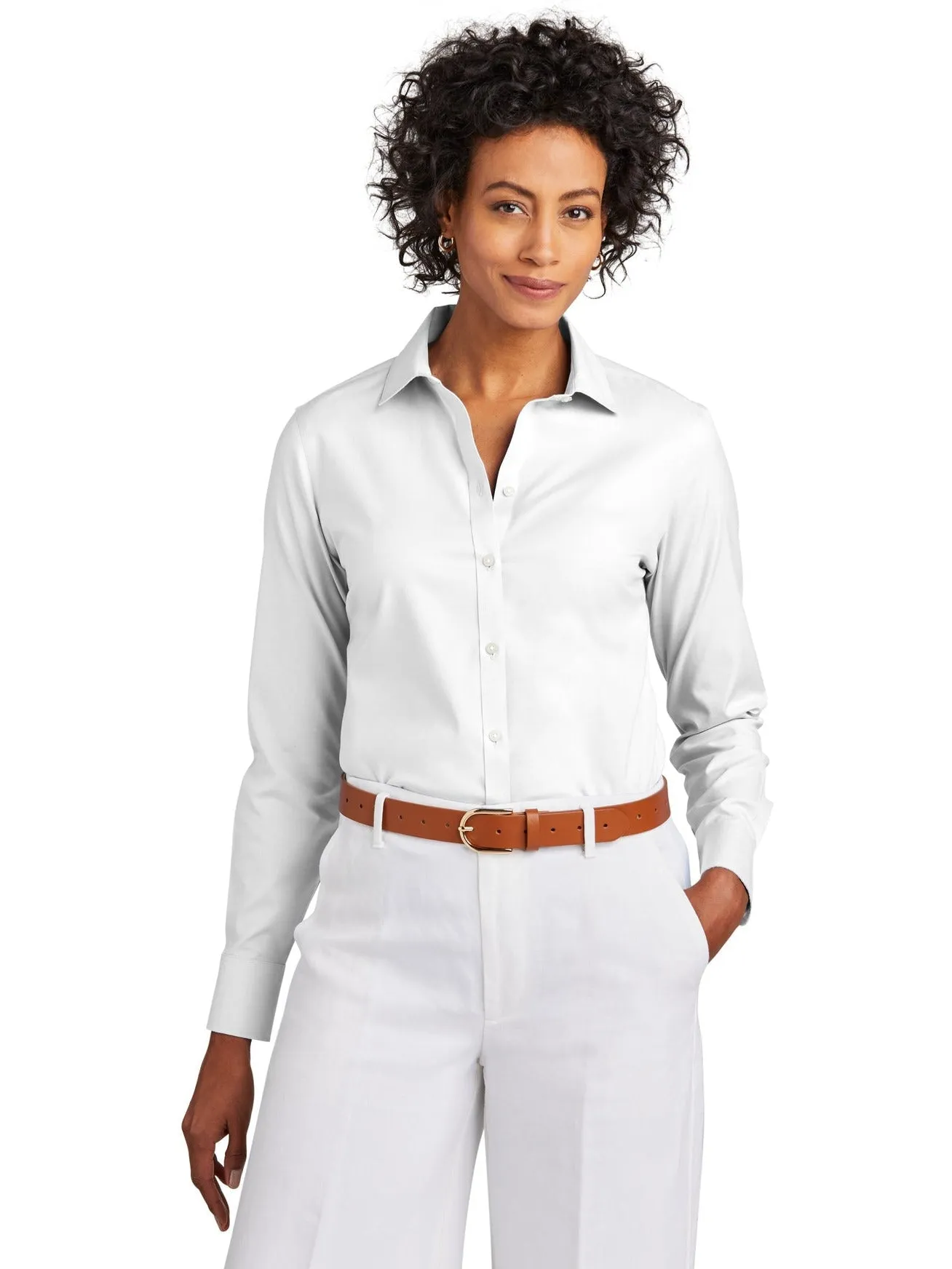 Brooks Brothers Ladies Wrinkle-Free Stretch Pinpoint Shirt