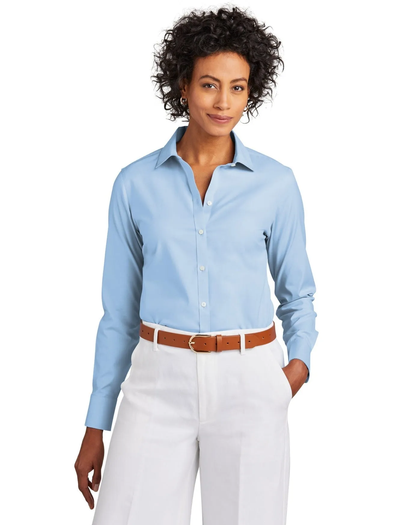 Brooks Brothers Ladies Wrinkle-Free Stretch Pinpoint Shirt