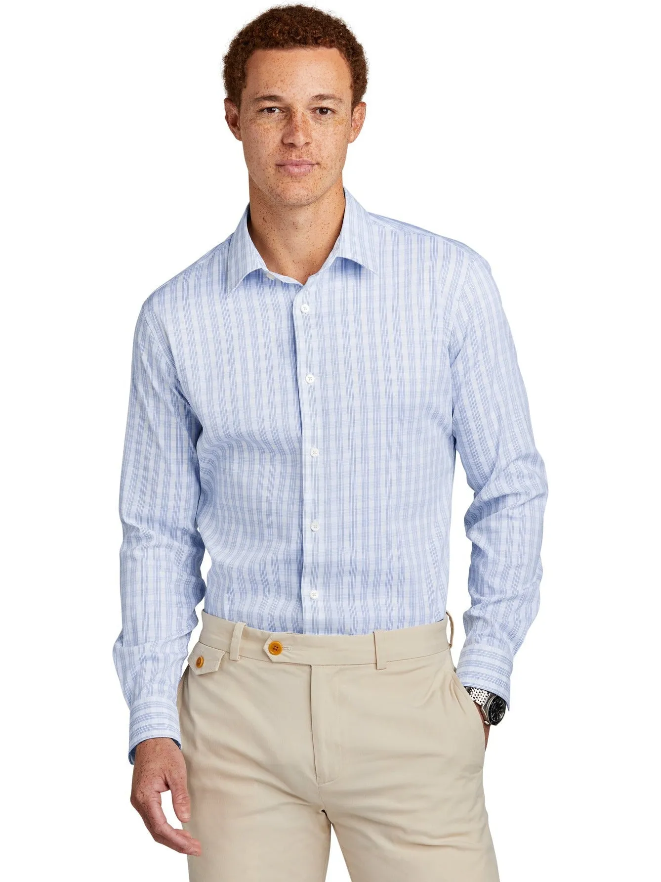 Brooks Brothers Tech Stretch Patterned Shirt