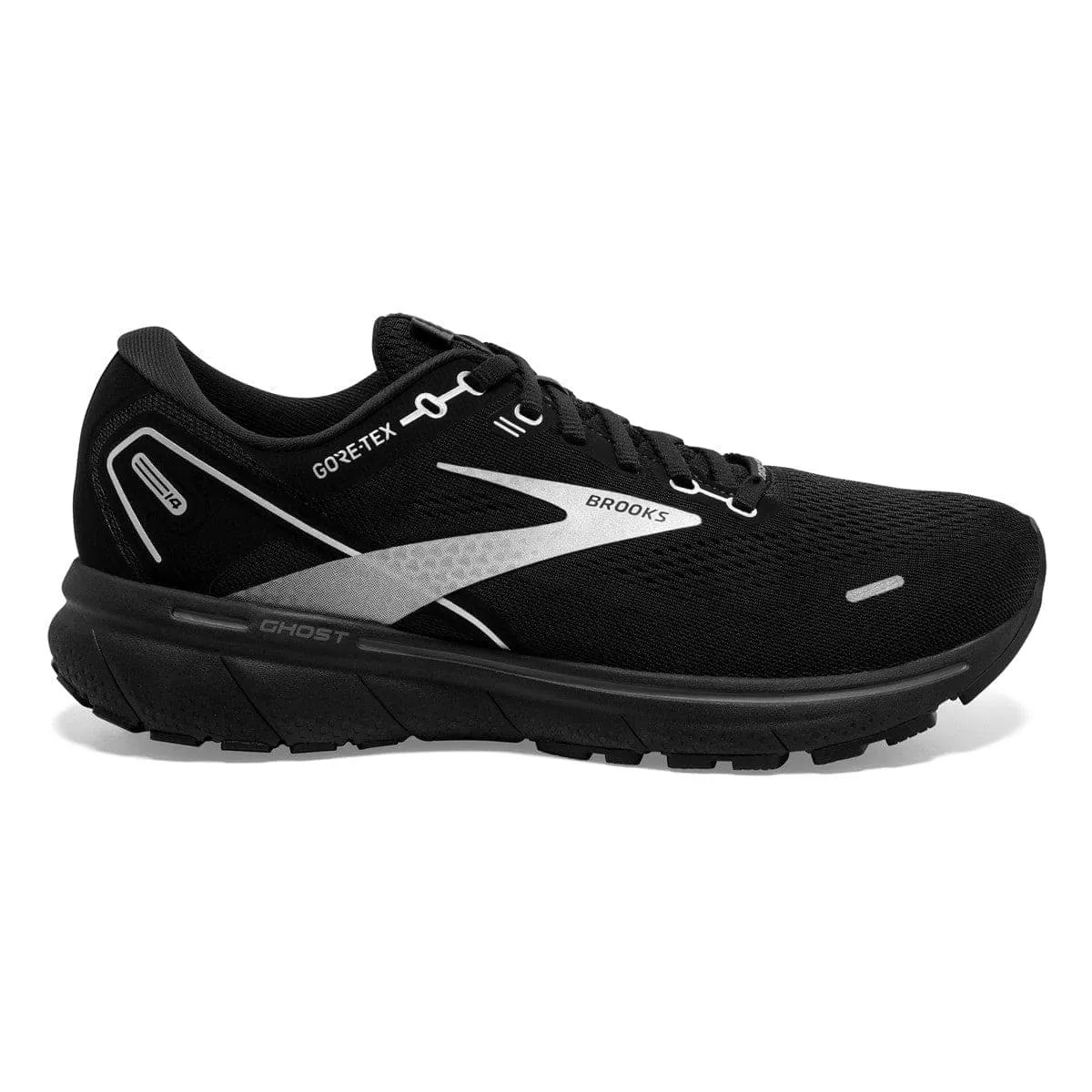 Brooks Ghost 14 GTX (Men's) -Black/Black/Ebony