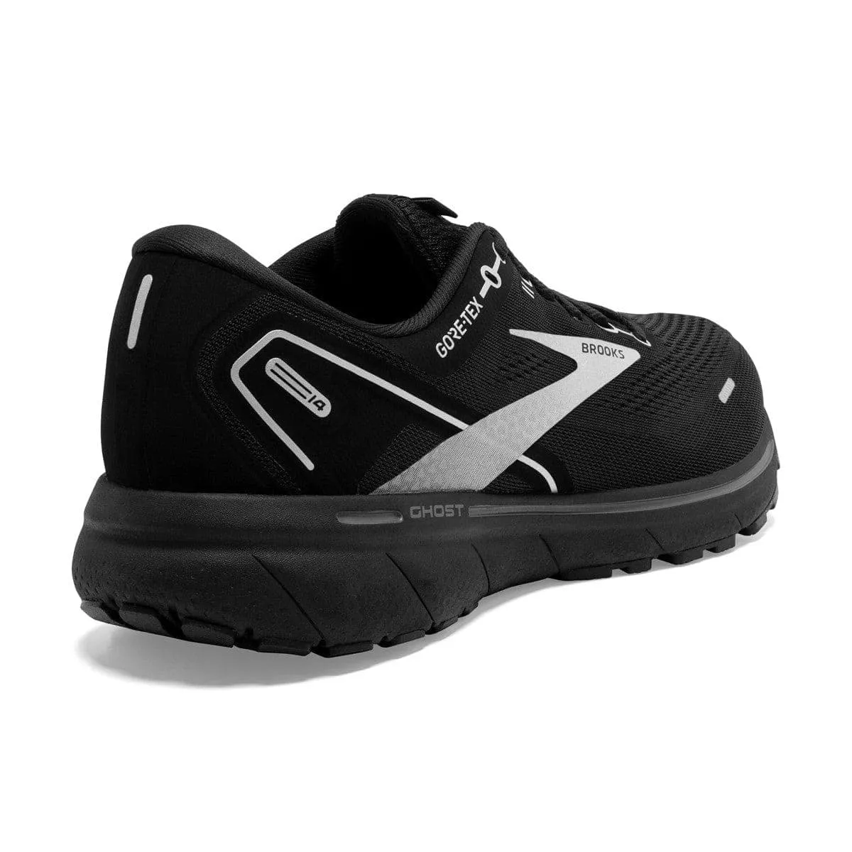 Brooks Ghost 14 GTX (Men's) -Black/Black/Ebony