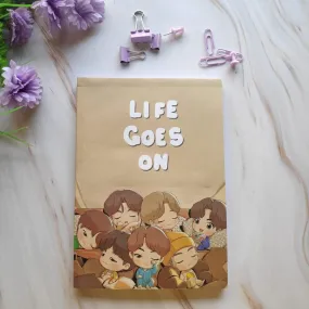 BTS Life Goes On Soft Cover Notebook