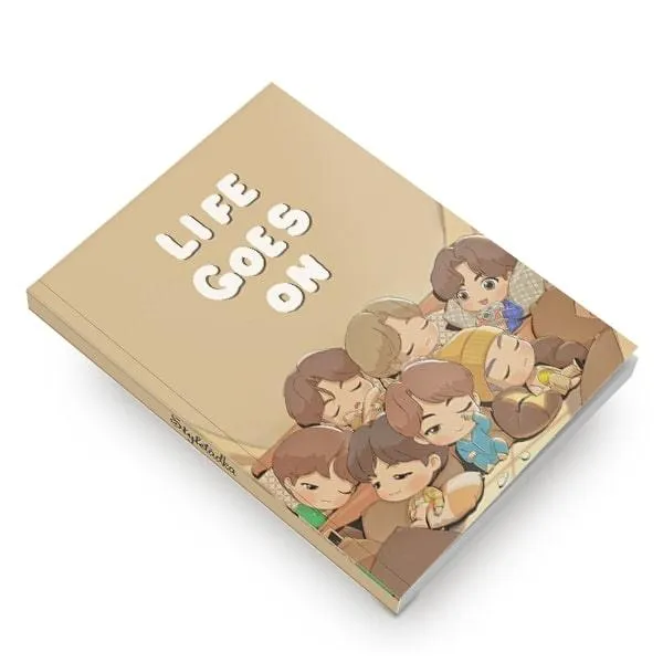 BTS Life Goes On Soft Cover Notebook