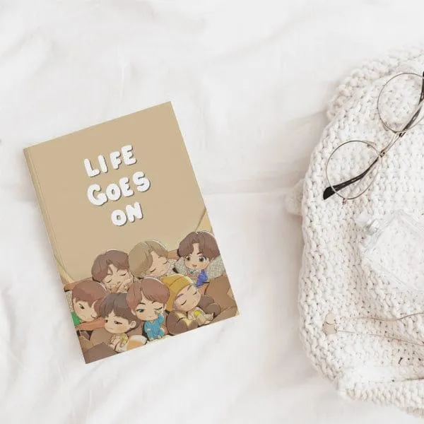 BTS Life Goes On Soft Cover Notebook