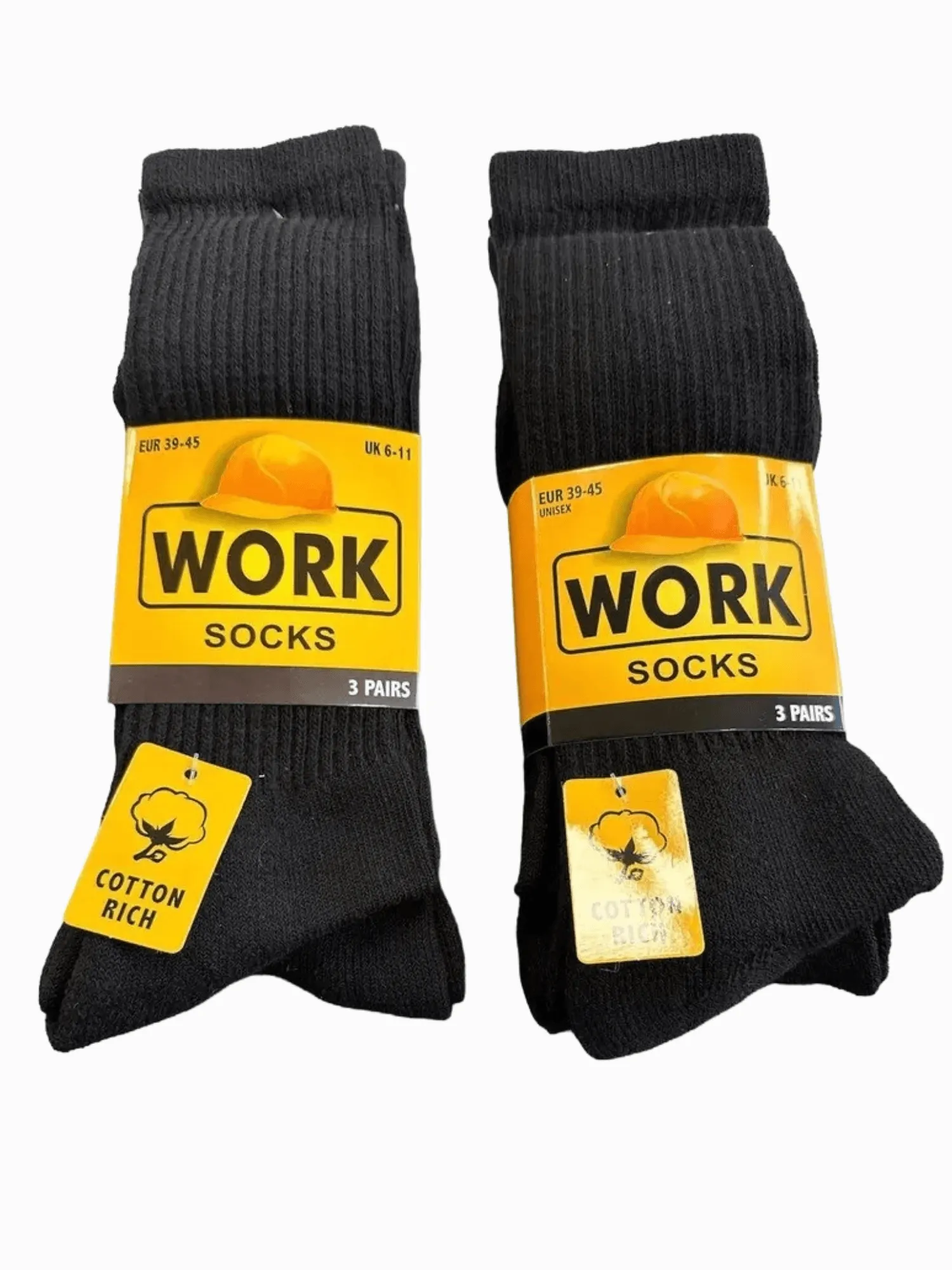 Buy 12 Pairs Get 3 Pair Free Rich Cotton Work Socks