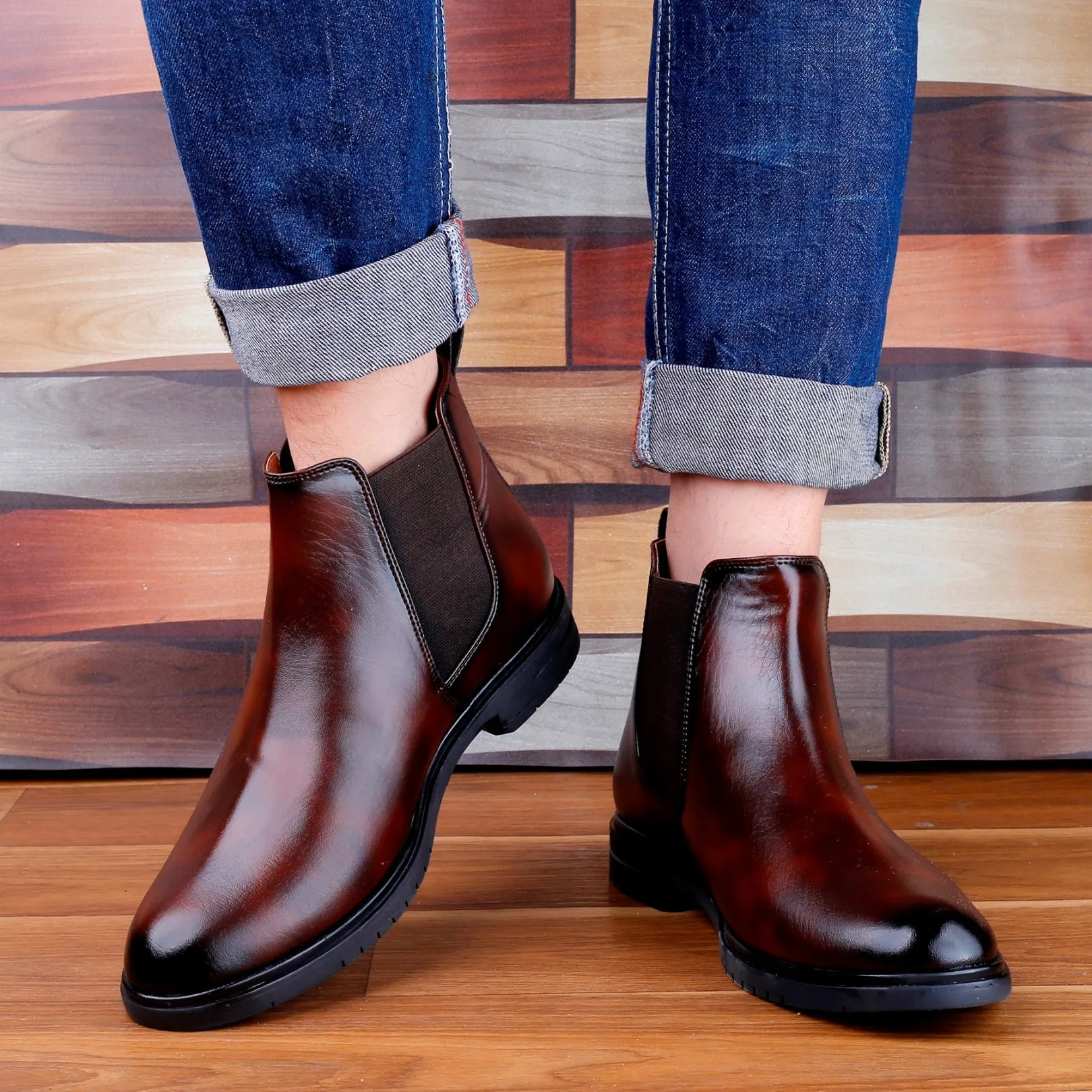 Bxxy's Men's Stylish Chelsea Boots