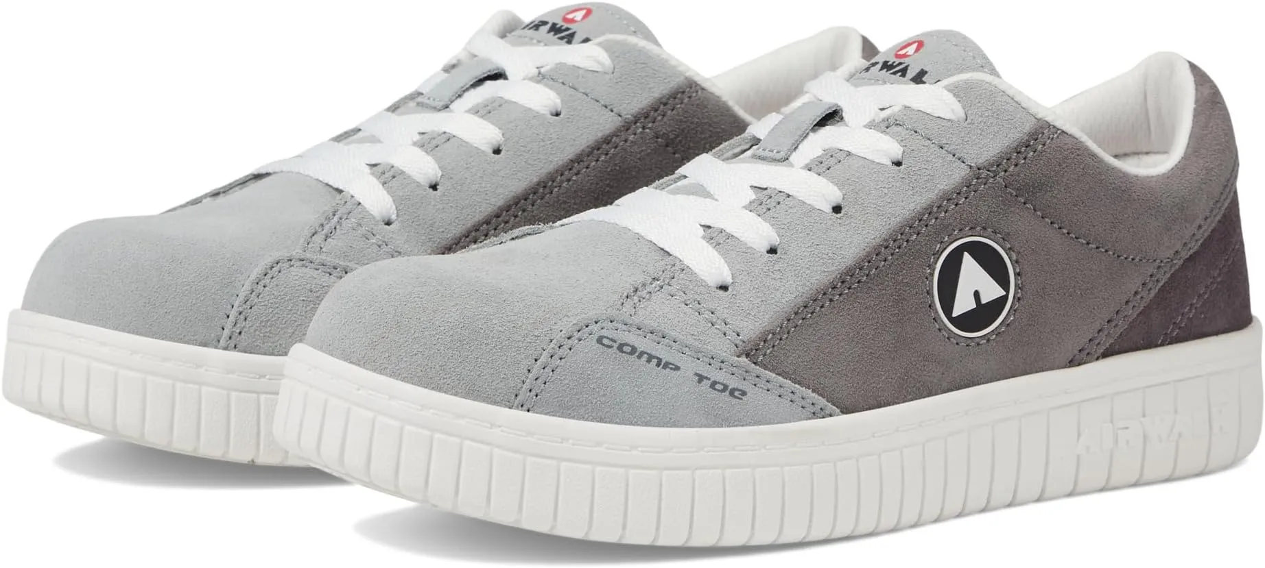 Camino Comp Toe EH SR Airwalk Work Sneakers, White/Grey