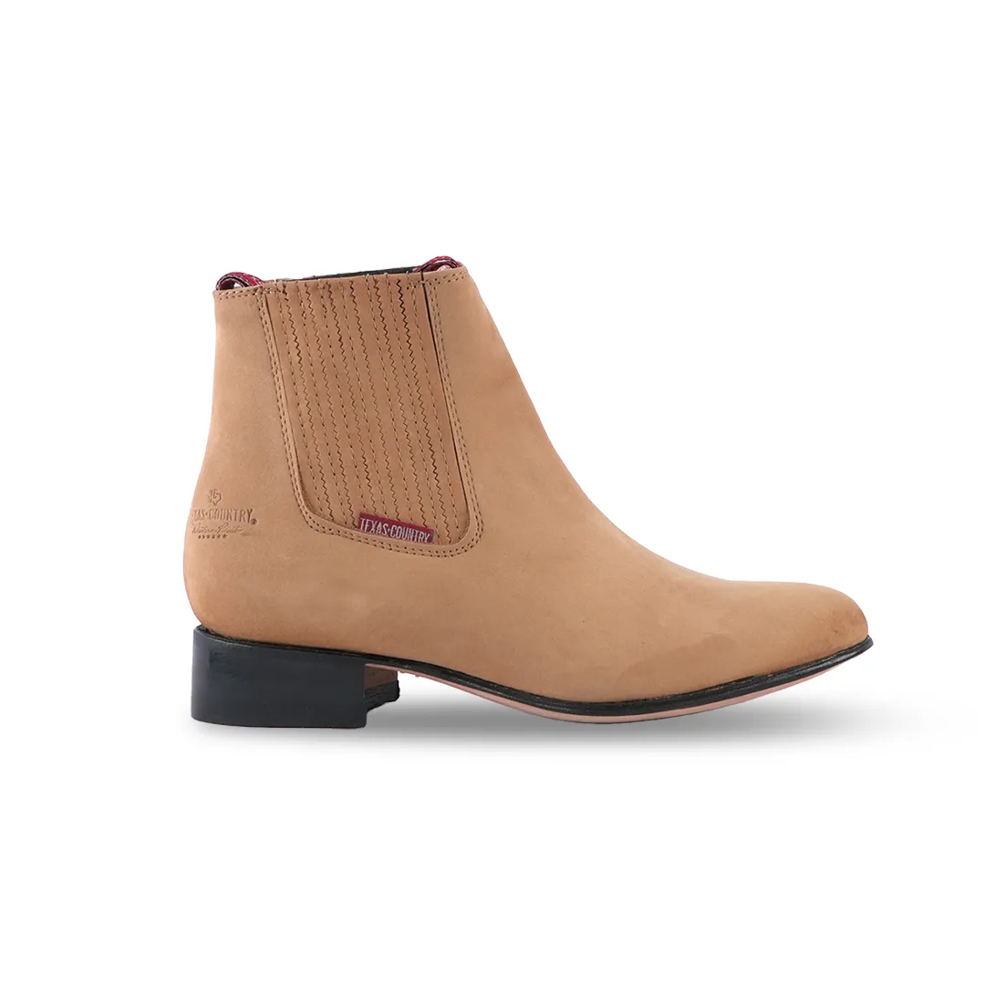 Classic Chelsea Boot Nobuck Castano E800