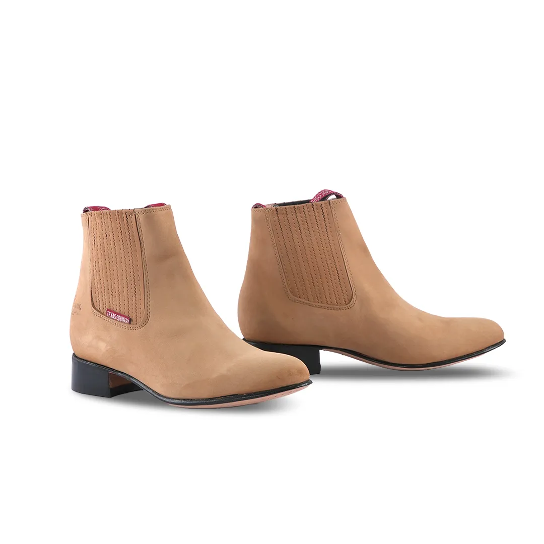 Classic Chelsea Boot Nobuck Castano E800