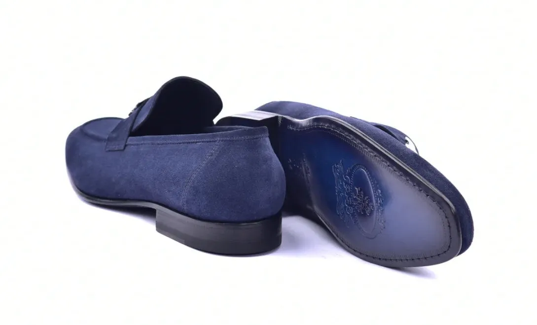 Corrente Suede Loafer Blue