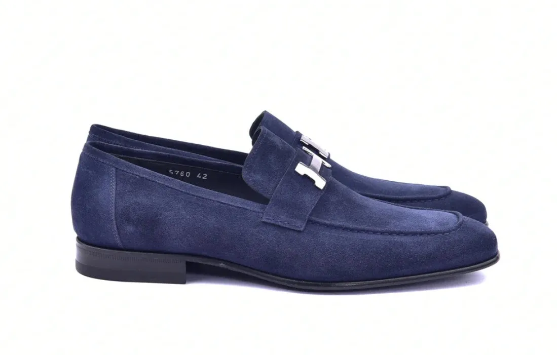 Corrente Suede Loafer Blue