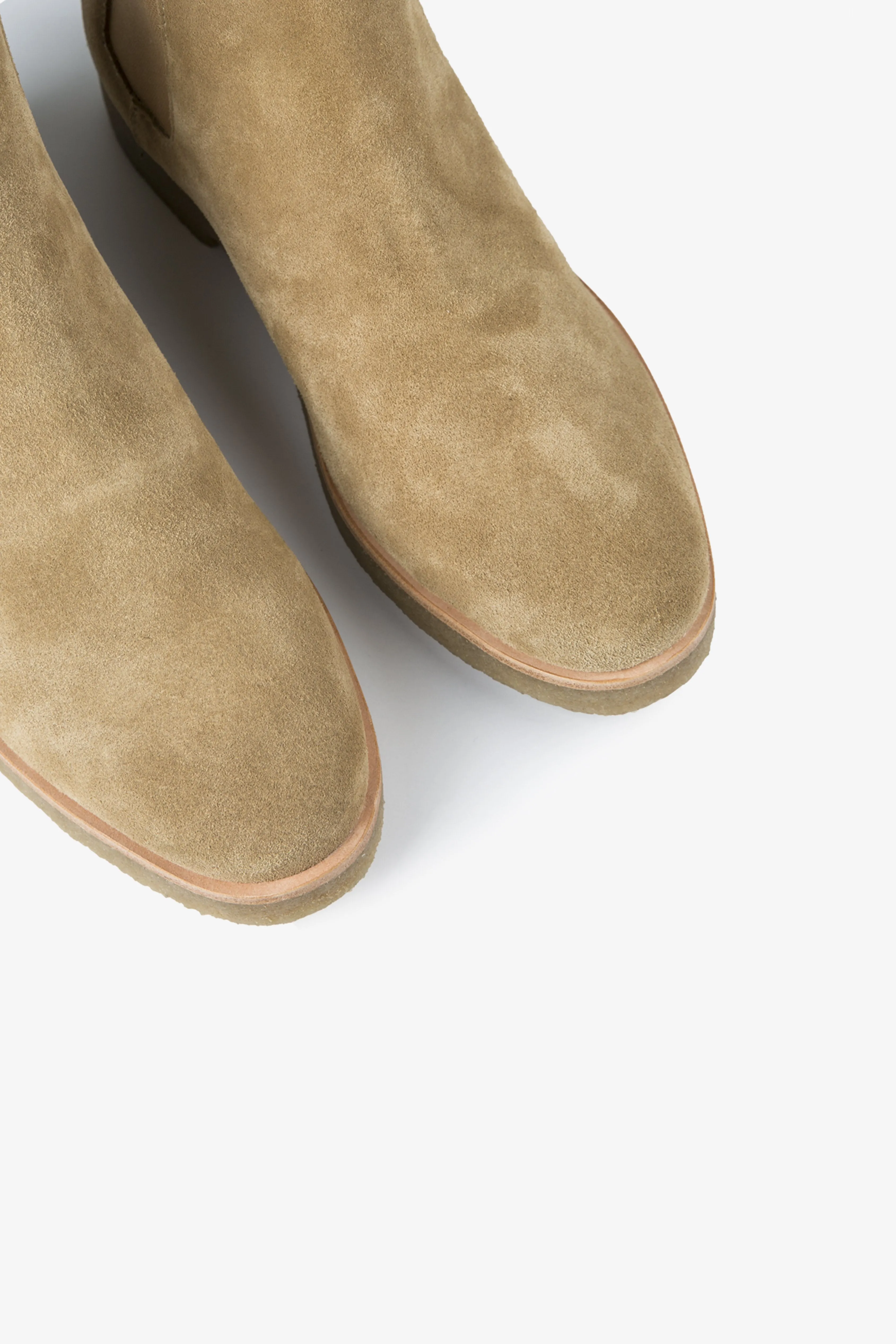 Crepe Chelsea  Boot - Tan