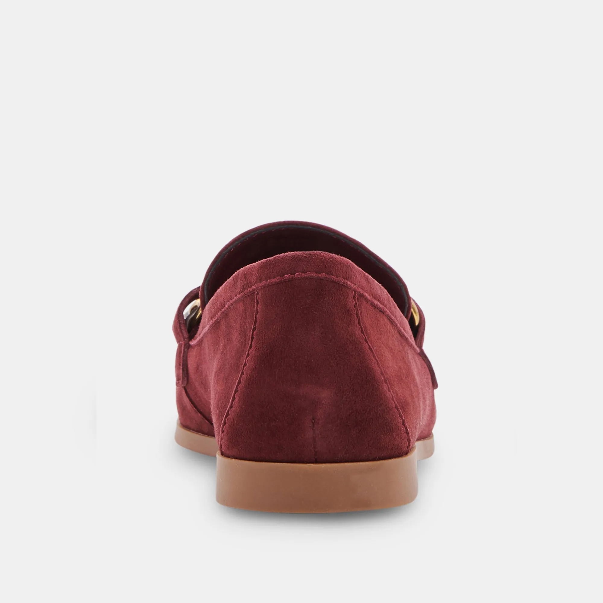 CRYS LOAFERS MAROON SUEDE - re:vita