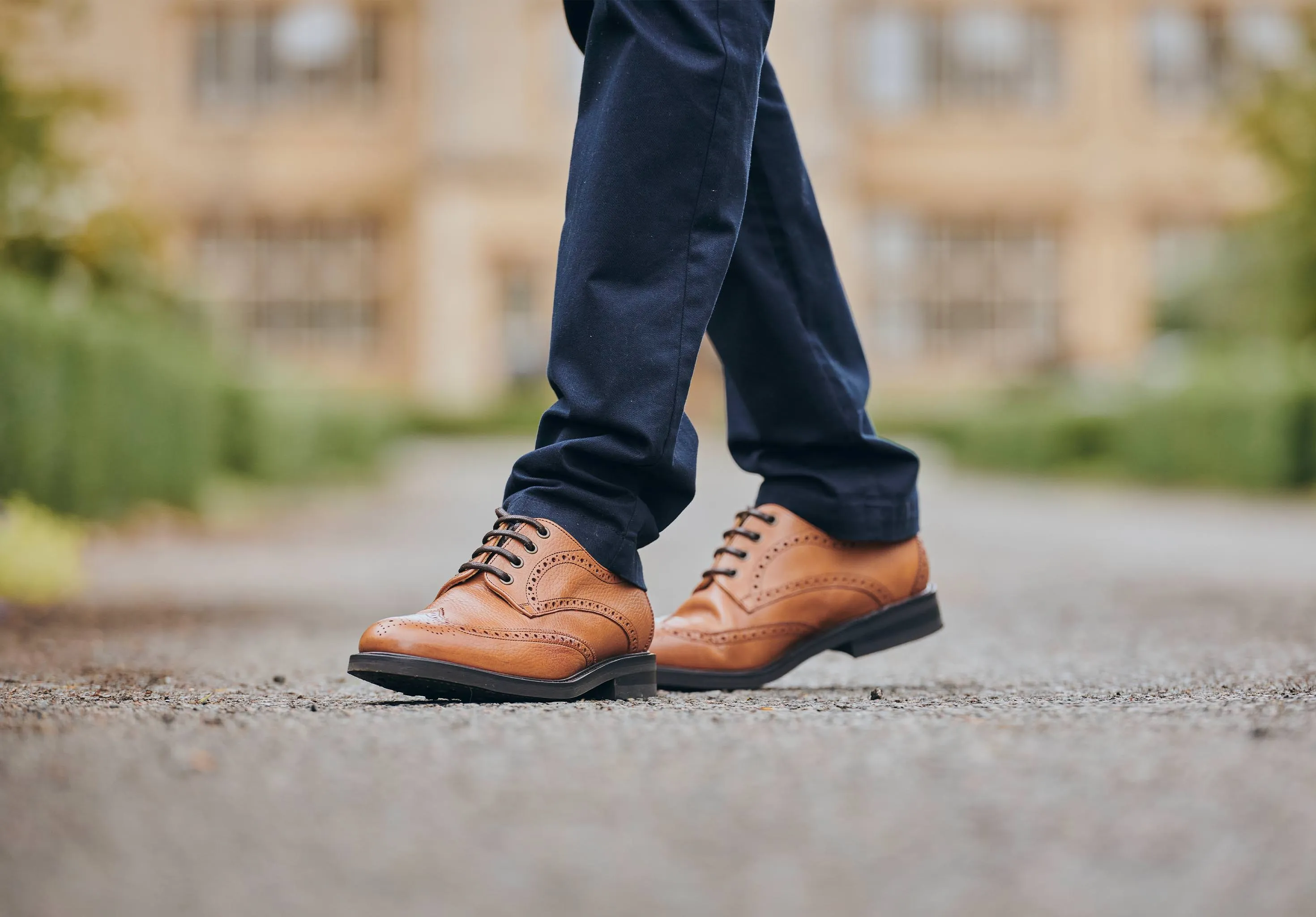 Derry Goodyear  Brogue Shoes - Tan