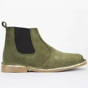 DESERT VELLIE Olive Chelsea Boot