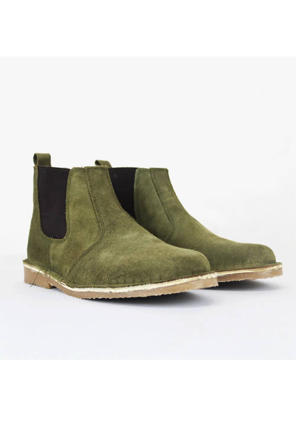 DESERT VELLIE Olive Chelsea Boot