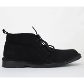 DESERT Youths Black Lace Up Boot