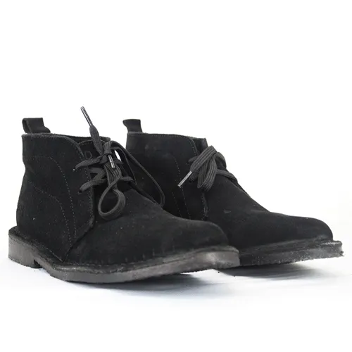 DESERT Youths Black Lace Up Boot