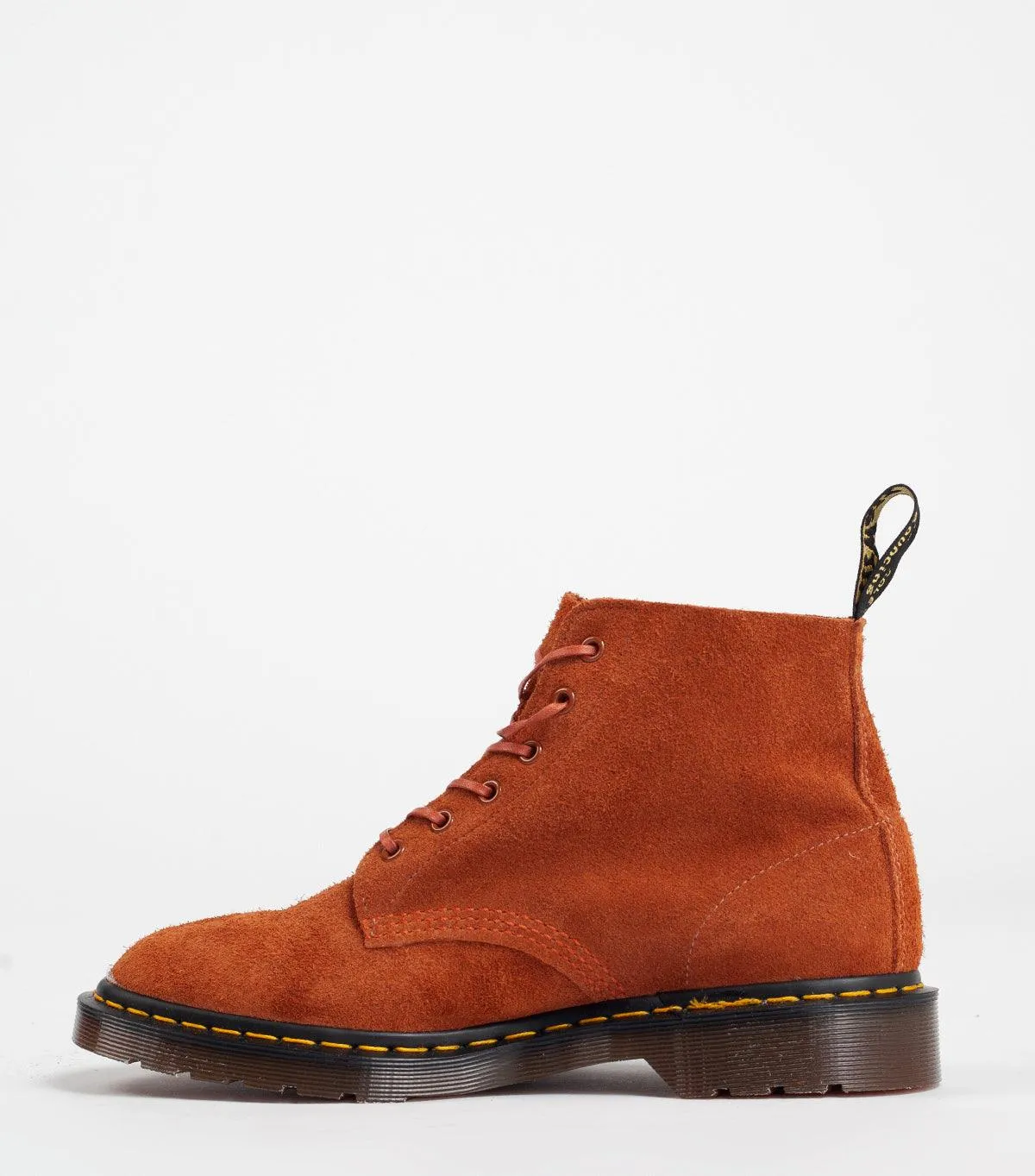 Dr. Martens 101 Suede Ankle Boot Rust