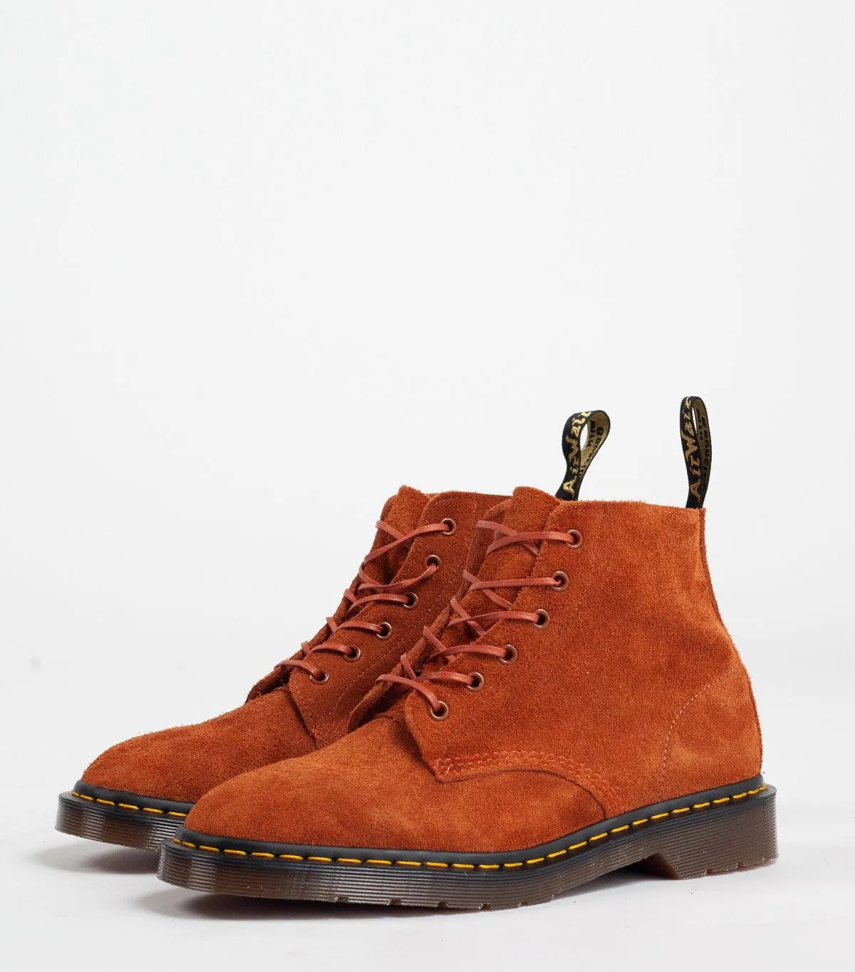 Dr. Martens 101 Suede Ankle Boot Rust