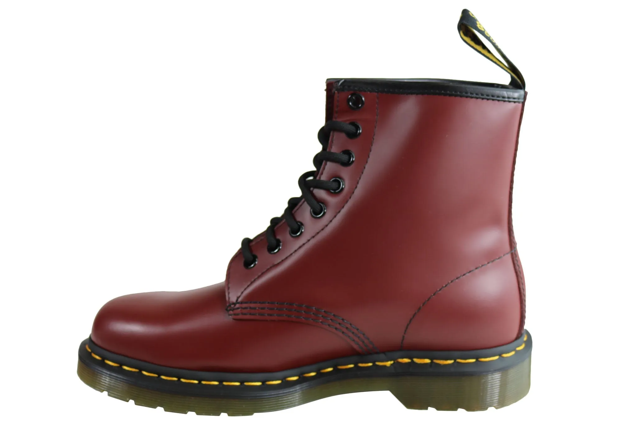 Dr Martens 1460 Cherry Smooth Unisex Leather Lace Up Fashion Boots