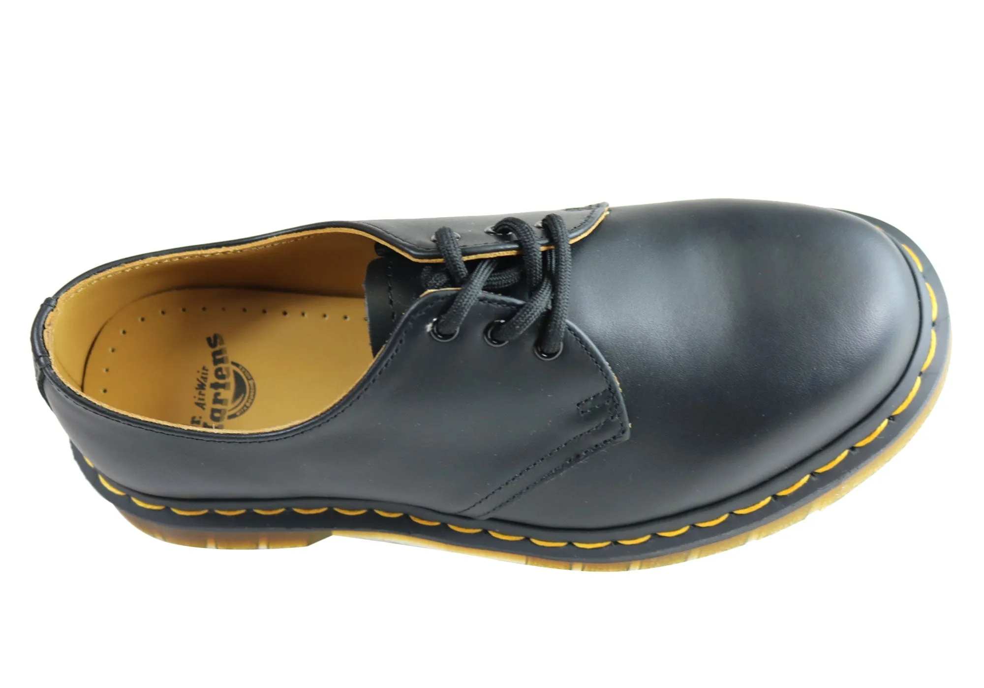 Dr Martens 1461 Classic Black Nappa Lace Up Comfortable Unisex Shoes