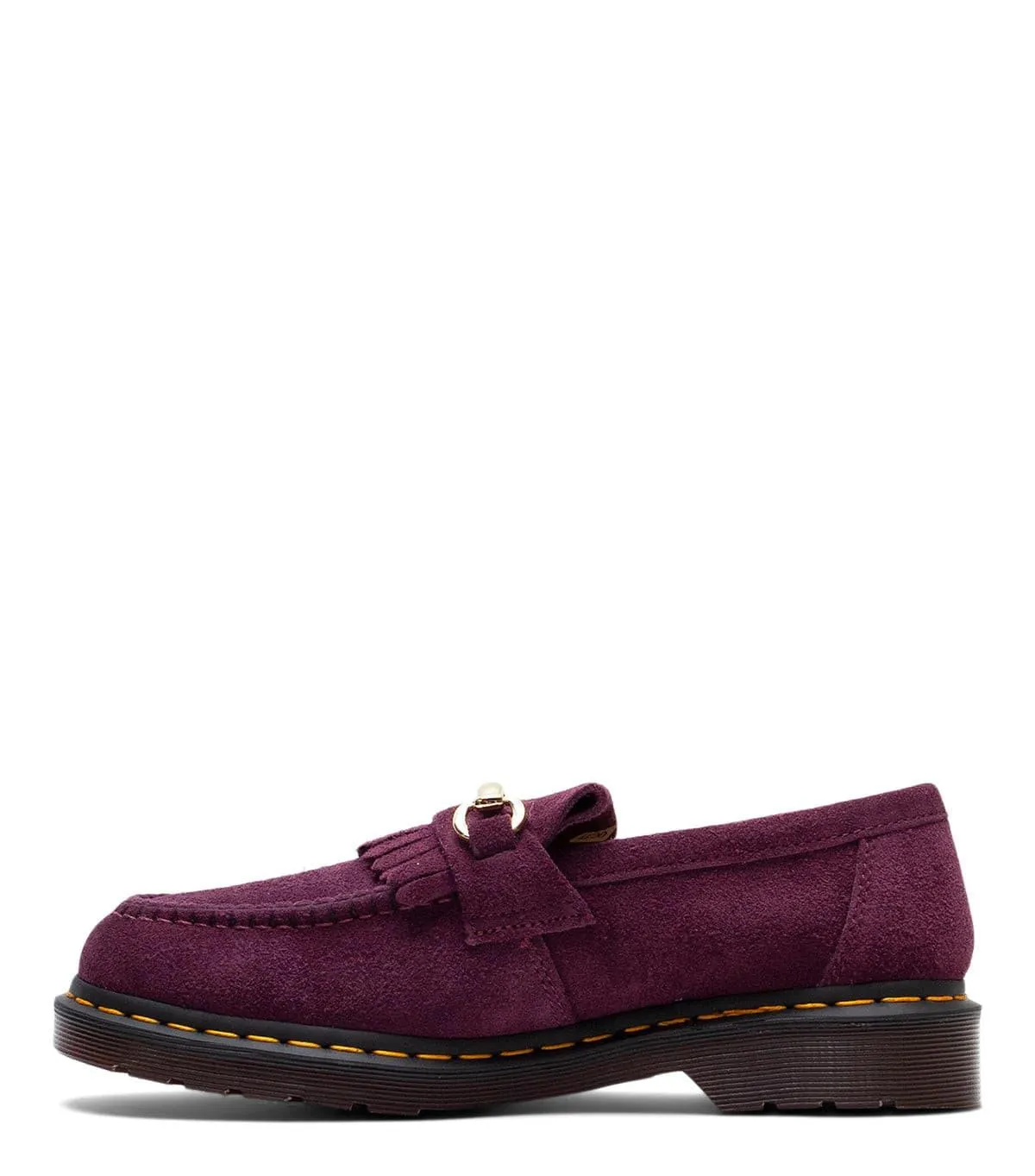 Dr. Martens Adrian Snaffle Suede Loafers Plum