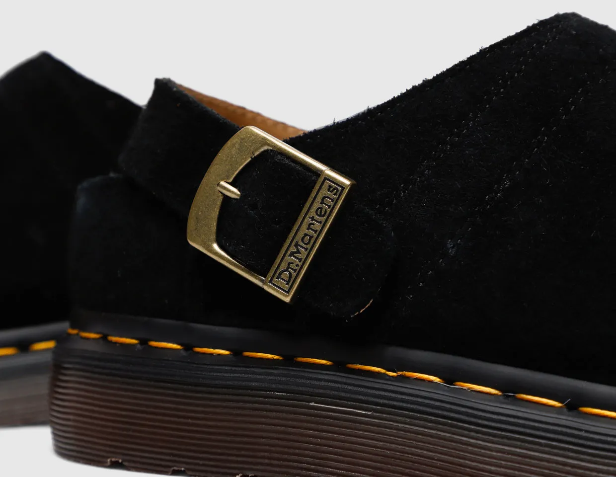 Dr. Martens Isham Suede Mules / Black