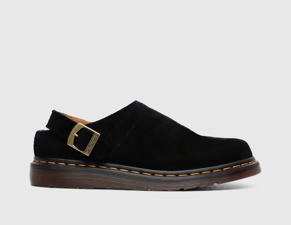 Dr. Martens Isham Suede Mules / Black