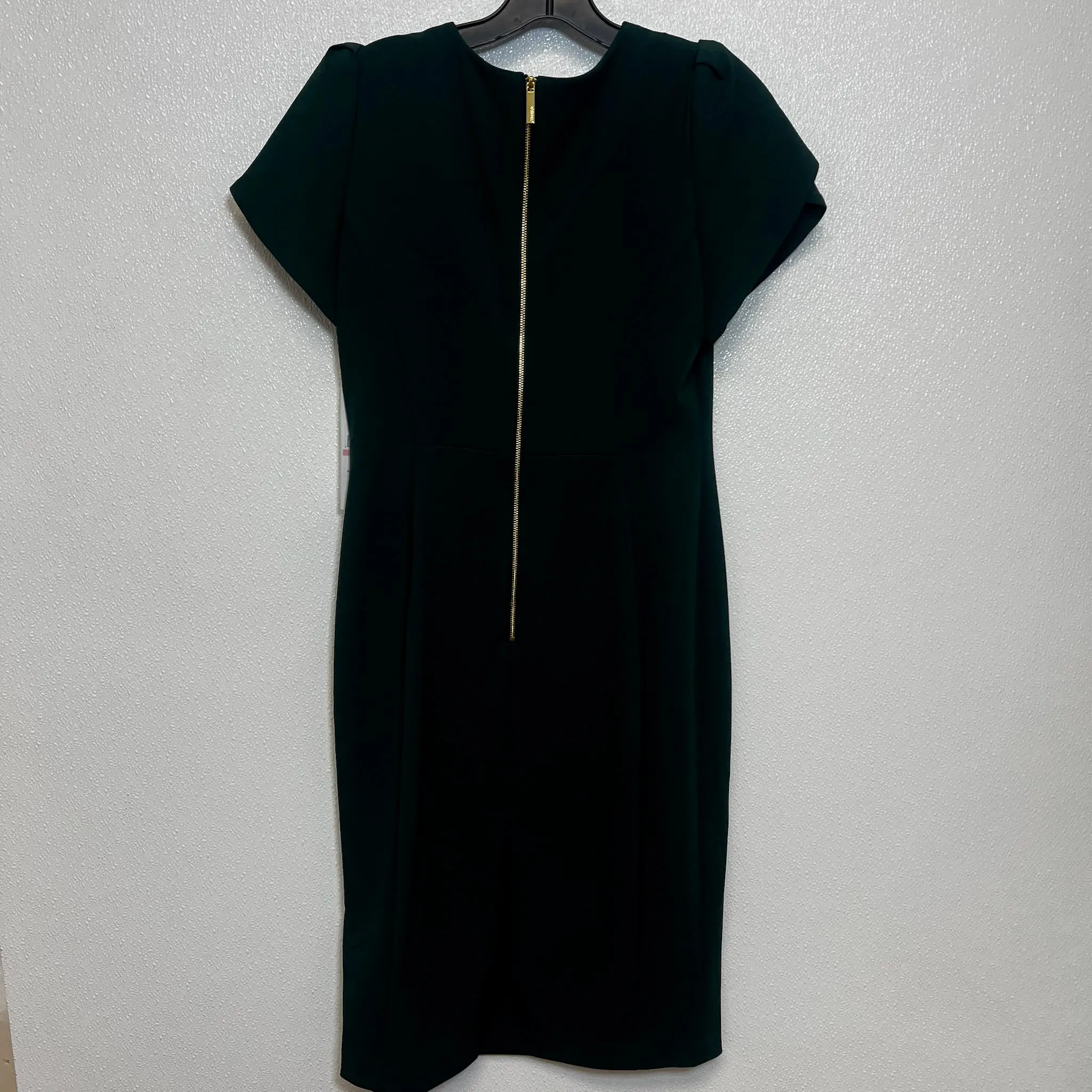 Dress Casual Midi By Calvin Klein O In Green, Size: 10