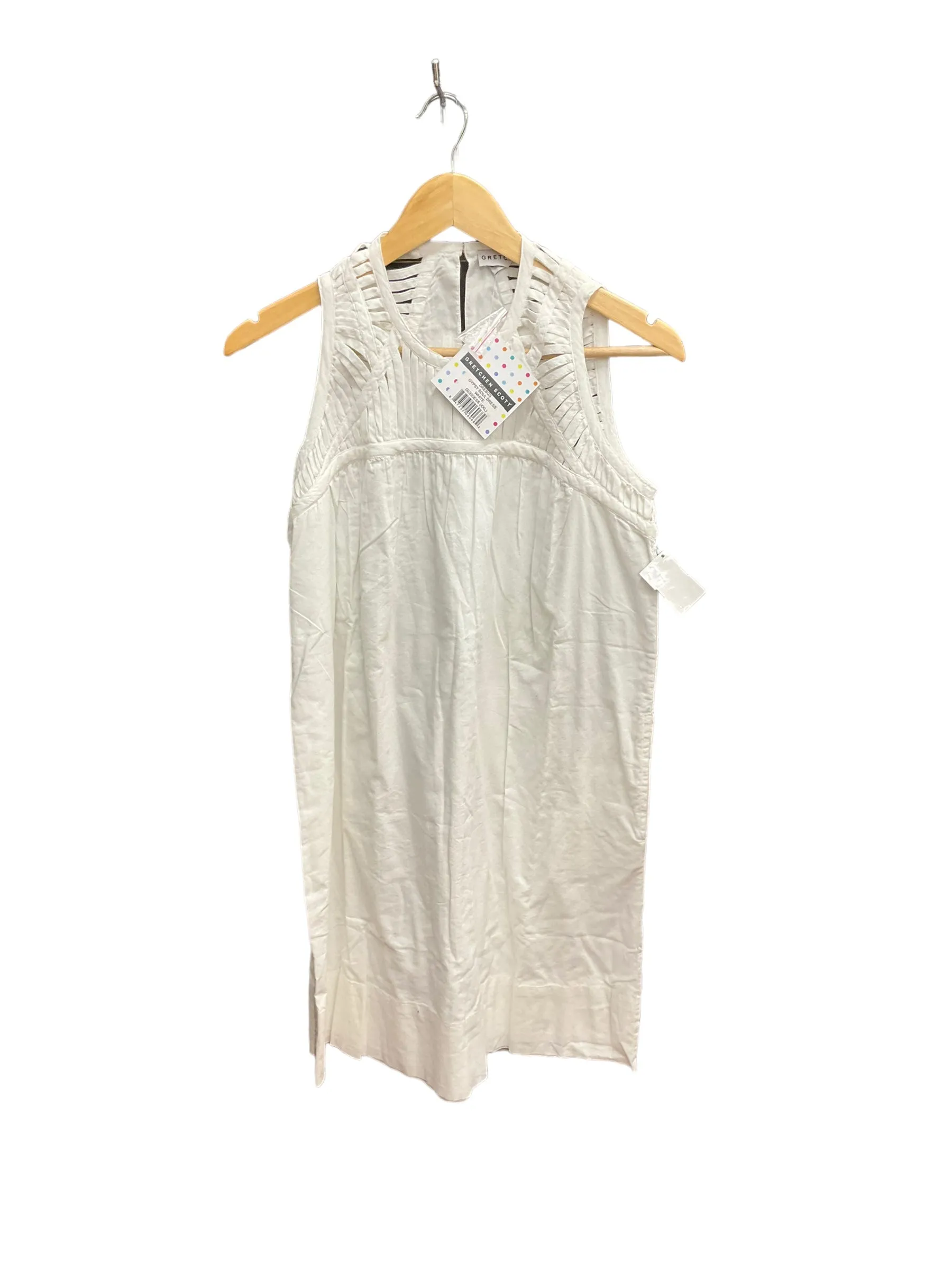 Dress Casual Short By Gretchen Scott In White, Size: Xxl