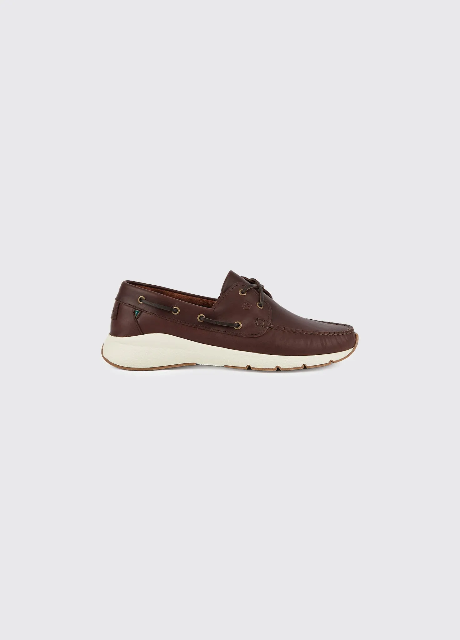 Dungarvan Mens Lightweight Deck Shoe - Mahogany