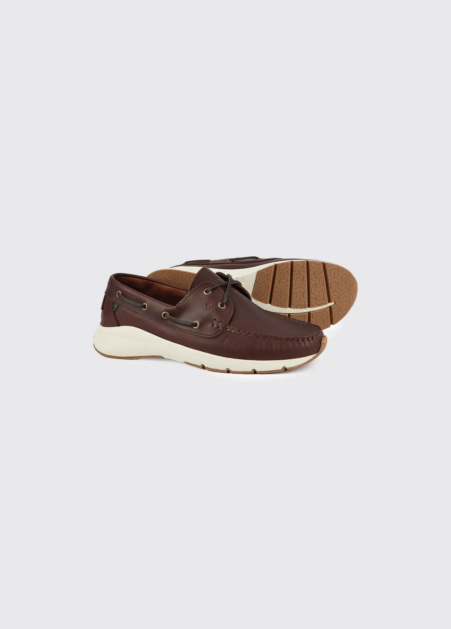 Dungarvan Mens Lightweight Deck Shoe - Mahogany